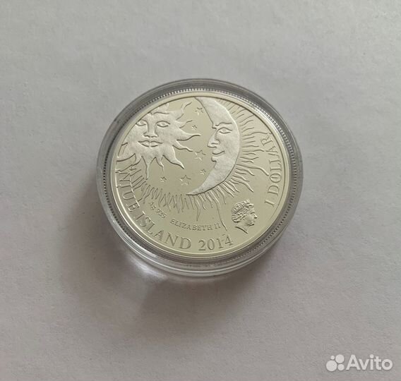 Знаки Зодиака Козерог, Серебро,Ниуэ, Тираж 500 шт