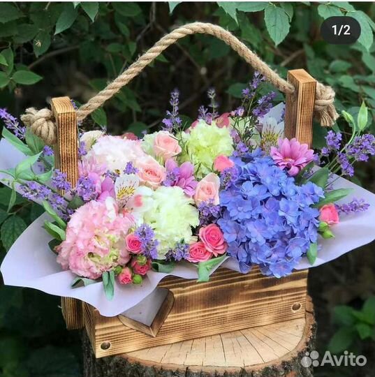 Ящик из дерева для декора