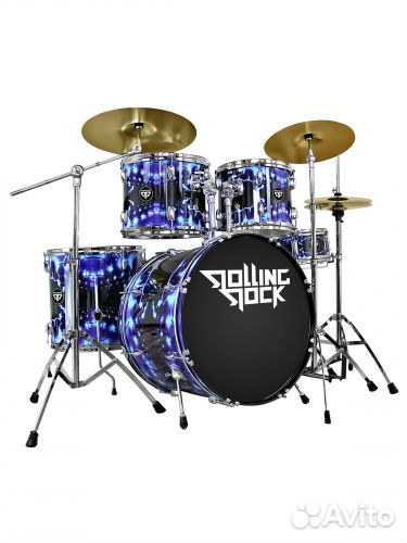 Ударная установка Rolling Rock JR-2232C Blue Snake