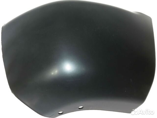 Клык переднего бампера лев. (широкий) Land Cruiser