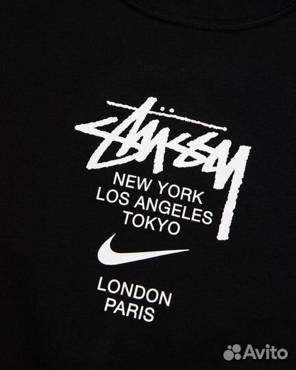 Футболка Nike x Stussy Black