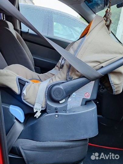 Авто люлька 0+ с подставкой isofix