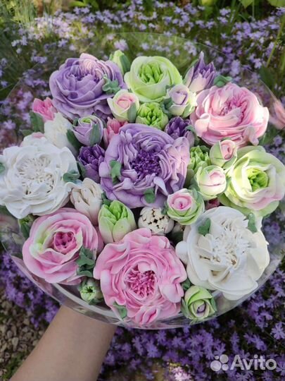 Цветы из зефира