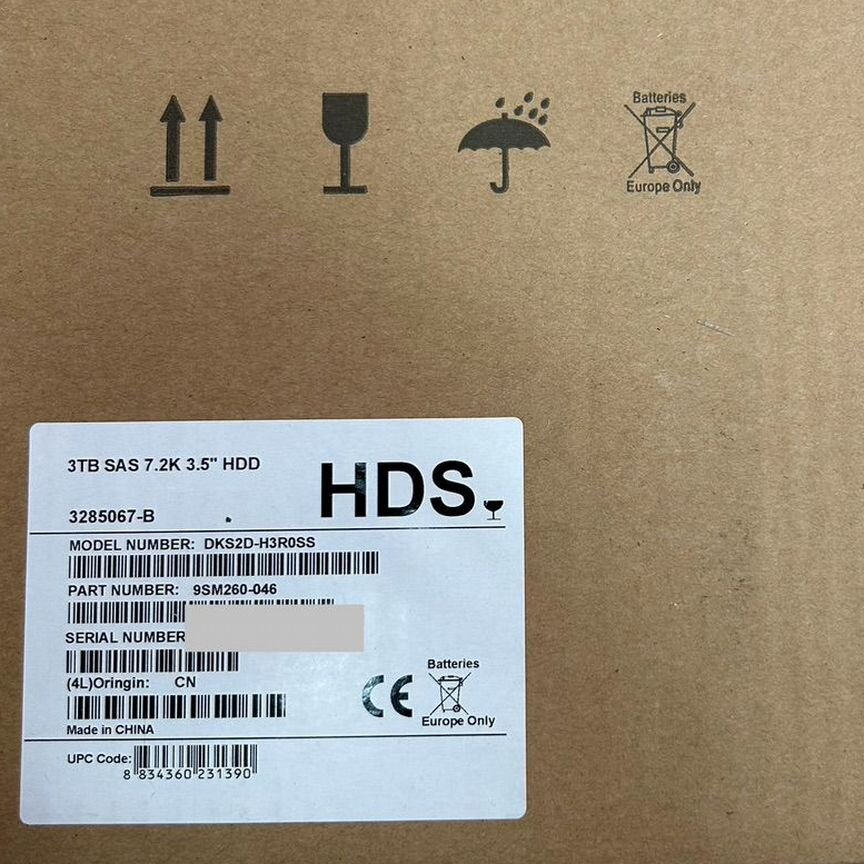 [3285067-B] Жесткий Диск Hitachi 3tb Sas 3.5