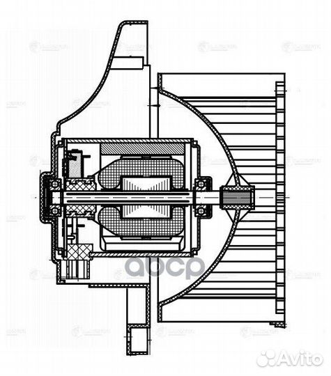 LFh 08A0 Мотор отопителя KIA spectra LFh 08A0