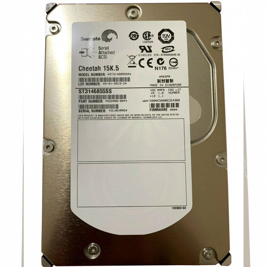 [ST3146855SS] Жесткий Диск Seagate 146,8gb Sas 3,5 St3146855ss