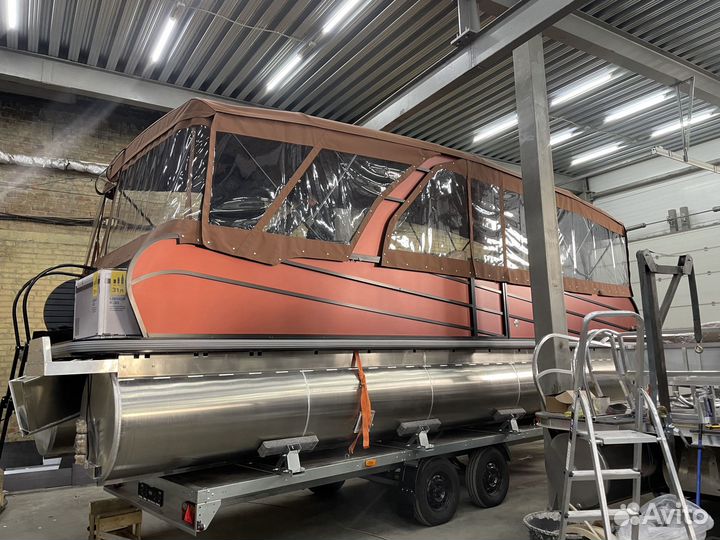 Понтонный катамаран моторный BRO 9.5