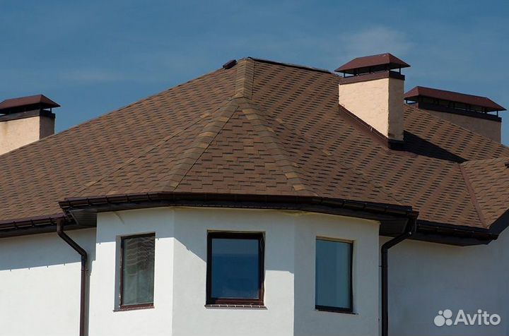 Гибкая черепица Руфшилд премиум Модерн (коричневый