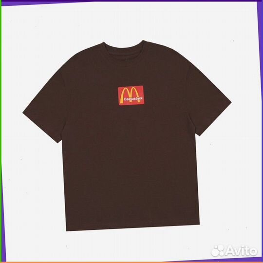 Футболка Cactus Jack McDonalds (Номер отгрузки: 28521)