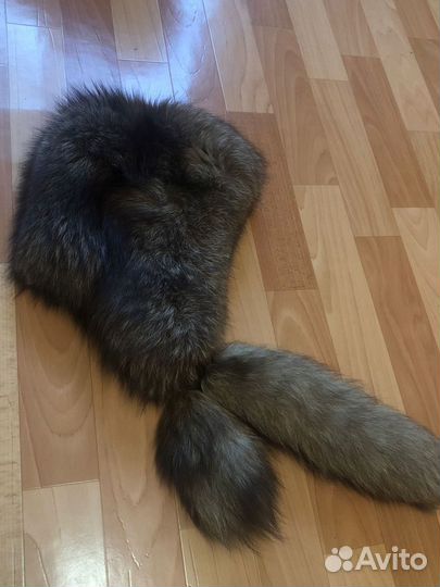 Шапка из чернобурки женская