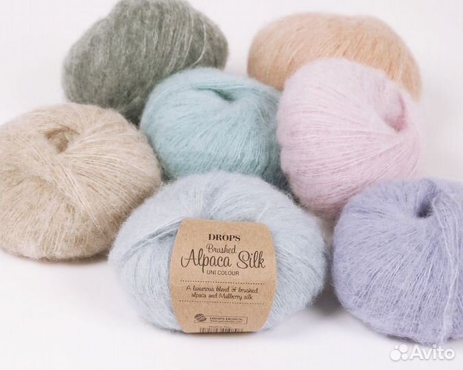 Пряжа Drops Brushed Alpaca Silk