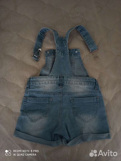 Джинсовый комбинезон для девочки