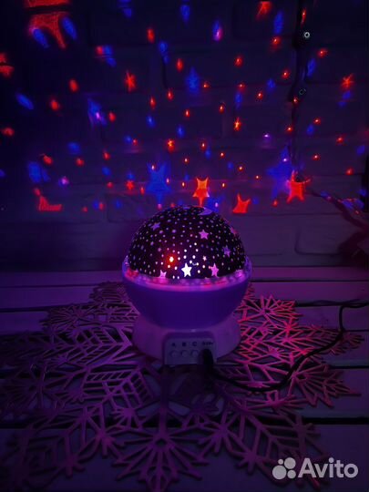 Проектор ночник светильник