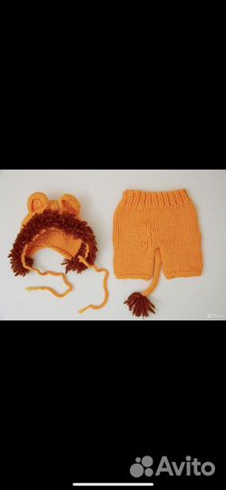 Костюм «Львенка» для фотосессии новорожденного