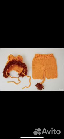 Костюм «Львенка» для фотосессии новорожденного