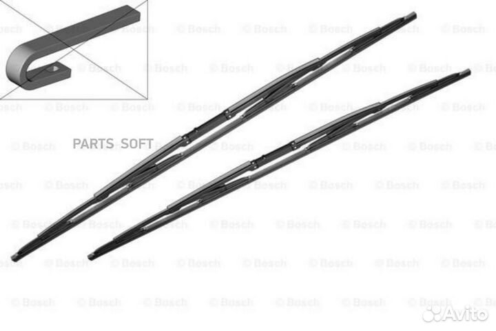 Bosch 3397001539 К-Т стеклоочистителей twin 539. 6