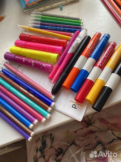 Фломастеры craoyla с запахом, capioca смывающиеся