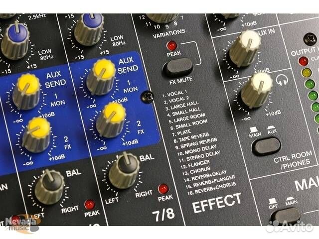 Новый микшерный пульт Alto ZMX122FX