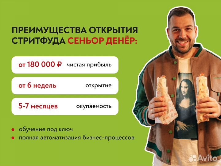 Быстроокупаемый бизнес Сеньор Денёр