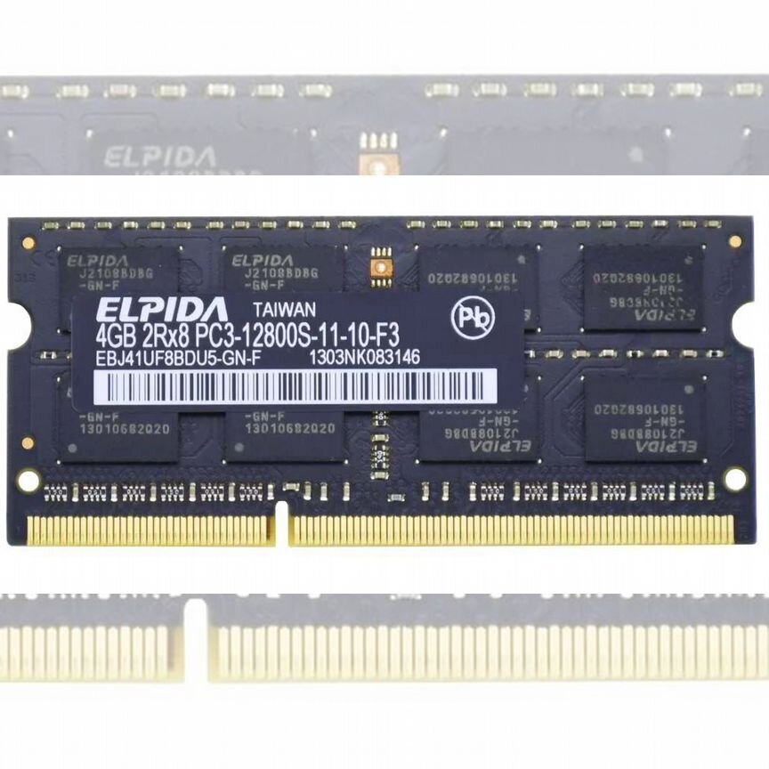 [EBJ41UF88DU5-GN-F] Оперативная Память Elpida Ddr3 Ebj41uf88du5-Gn-F
