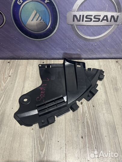 Защита Пыльник бампера Renault sandero Лев