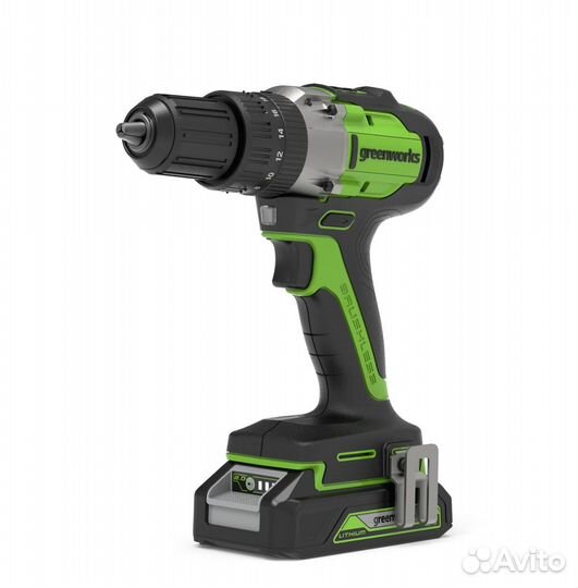 Дрель-шуруповерт аккумуляторная GD24DD60K2 1х2 Ач
