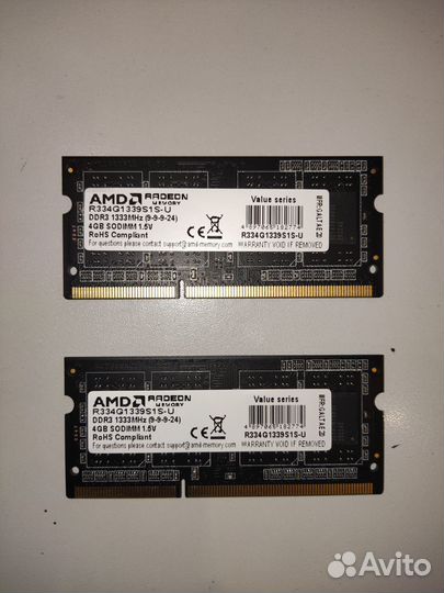 Модули памяти (DDR3, dimm, SO-dimm)