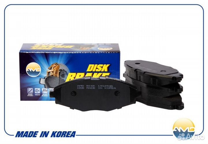 Колодки тормозные дисковые перед