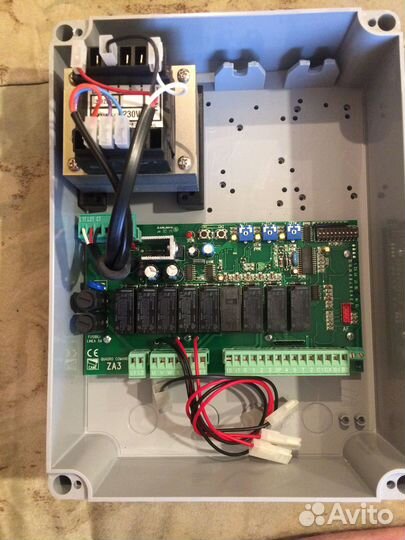 Блок управления распашными воротами came