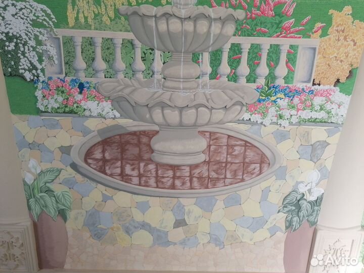 Роспись стен, барельеф, 3D-изображения, картины