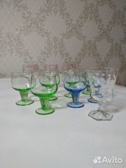 Рюмки из стекла СССР