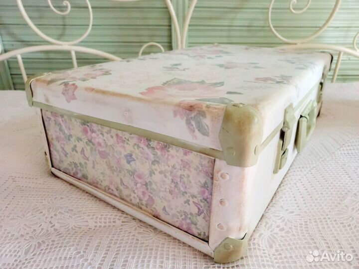 Чемодан винтажный фибровый СССР