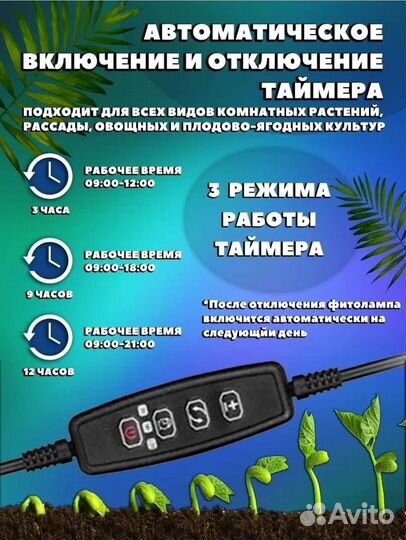 Фитолампа для растений