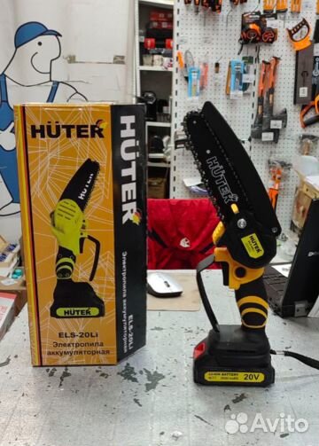 Аккумуляторная цепная мини пила Хутер ELS-20Li