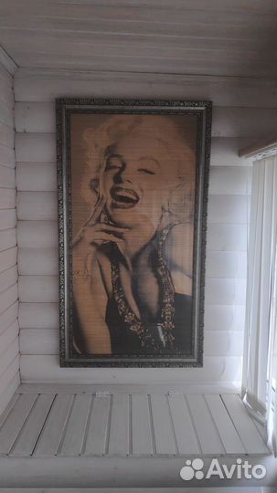 Картина постер Мерелин Монро большая 126*70 см