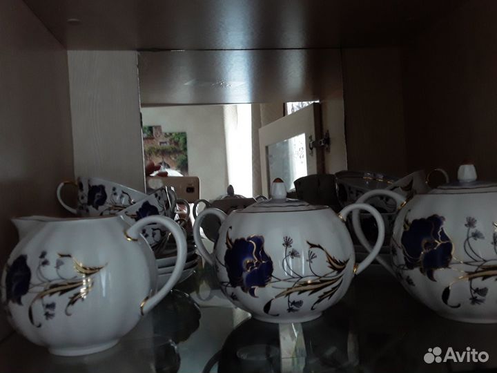 Продам сервиз новый чайный,дулево.фарфор