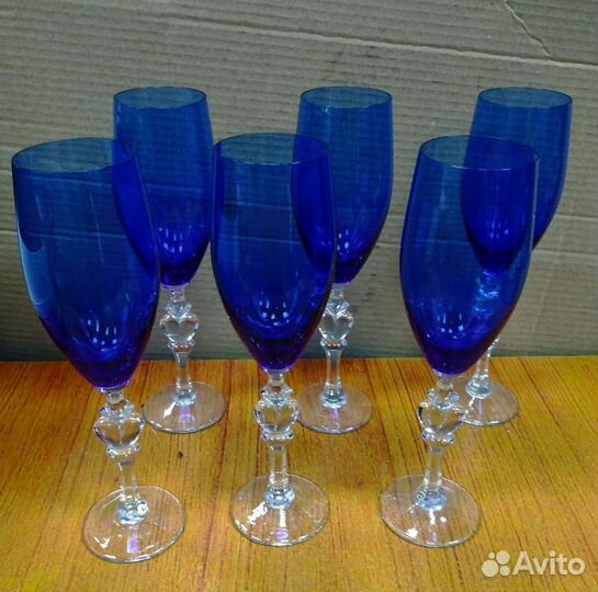 Фужеры хрусталь
