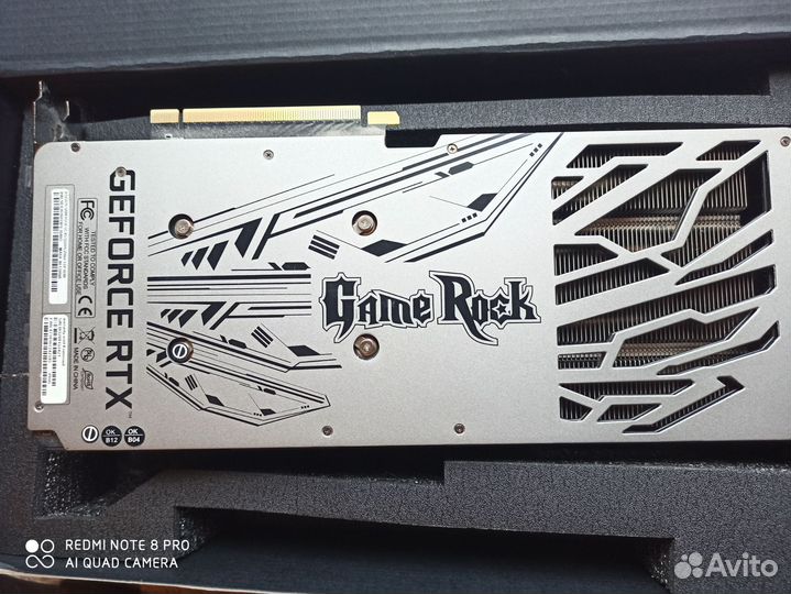 Видеокарта RTX 3070 GameRock OC