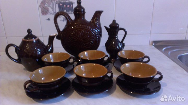 Сервиз керамический чайно-кофейный