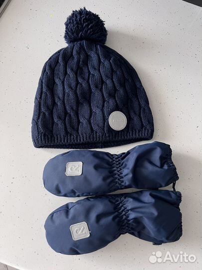 Шапка и варежки reima