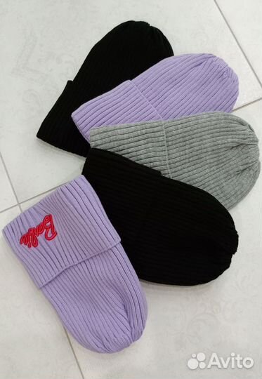 Вязаная шапка для девочки