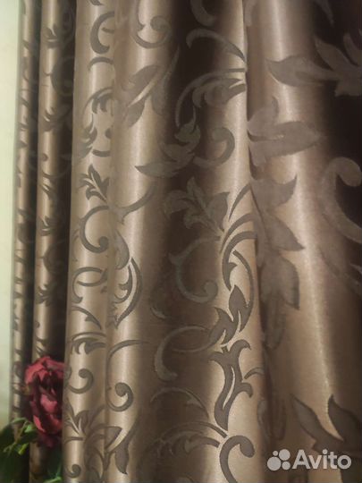Шторы с ламбрикеном бу