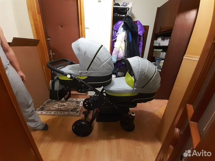 Коляска для двойни 2 в 1