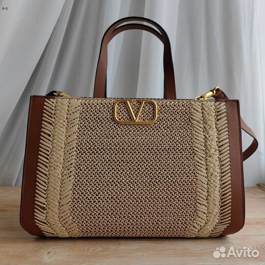 Сумка женская натуральная кожа, соломка. Новая