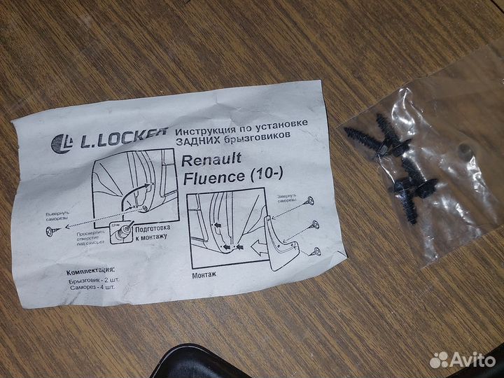 Подкрылки на рено флюенс