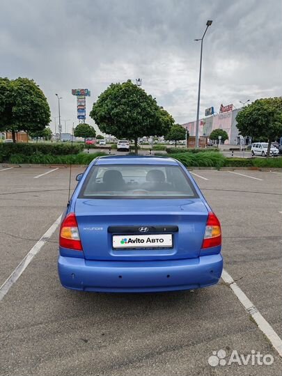 Hyundai Accent 1.5 МТ, 2004, 292 999 км