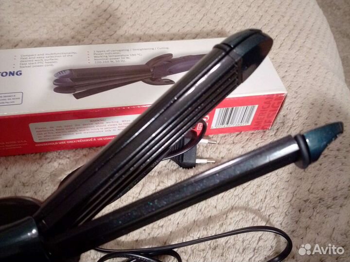 Плойка тройная для волос
