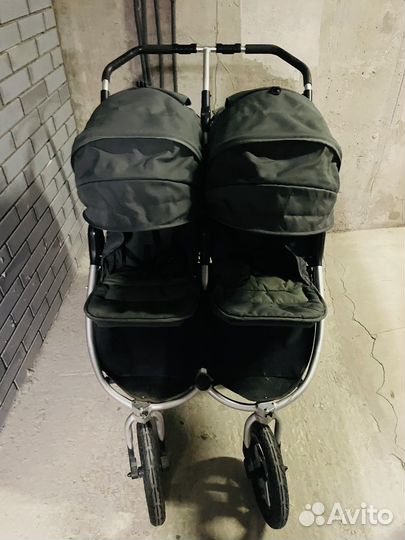 Коляска для двойни bumbleride indie twin 2 в 1