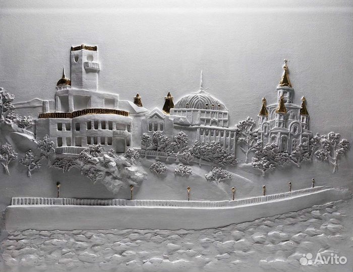 Картина рельефная на заказ, барельеф, горельеф