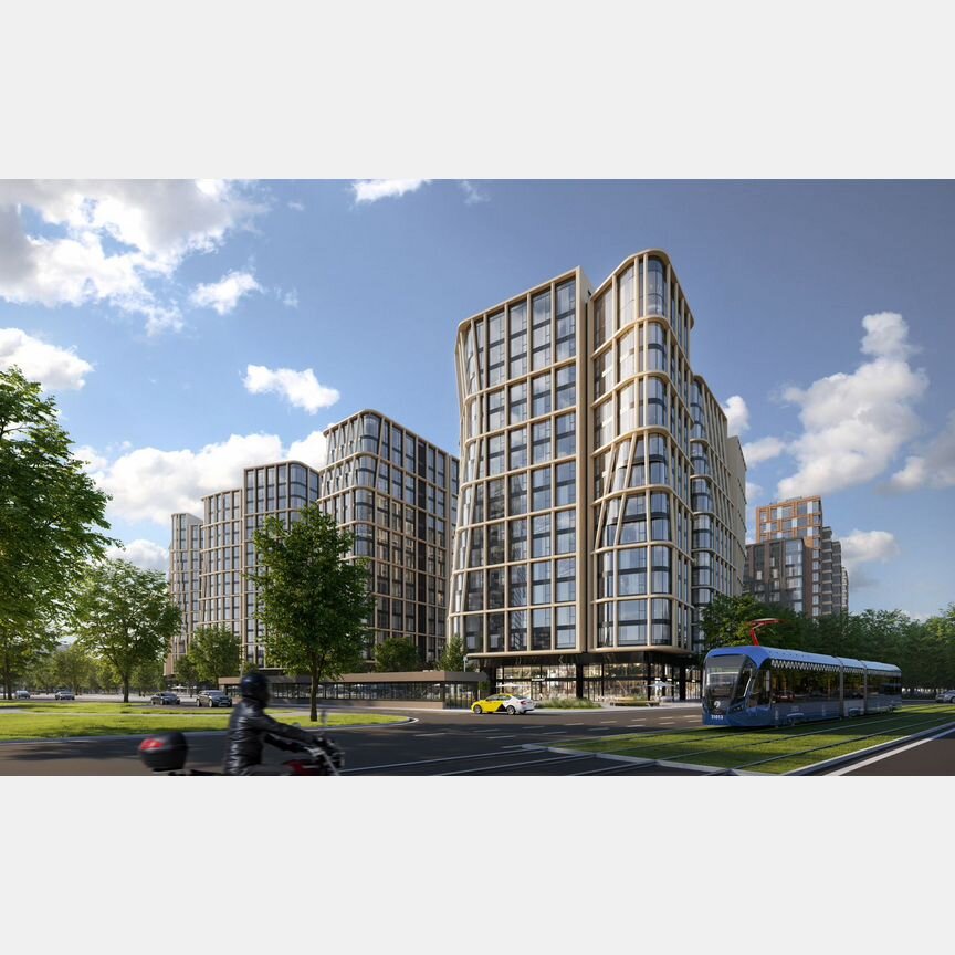 2-к. квартира, 62,2 м², 12/16 эт.